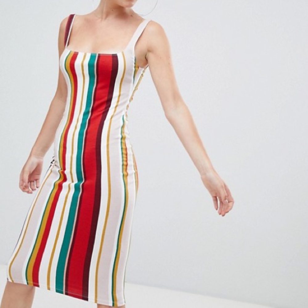 COPY - asos striped bodycon dress